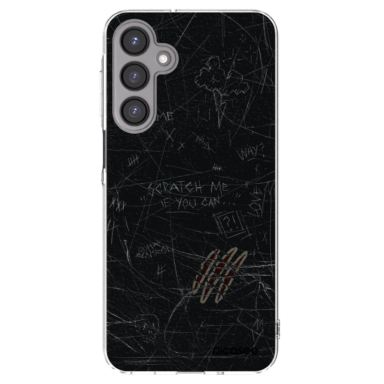 Picasee silikonowe przeźroczyste etui na Samsung Galaxy A16 5G - SCRATCH