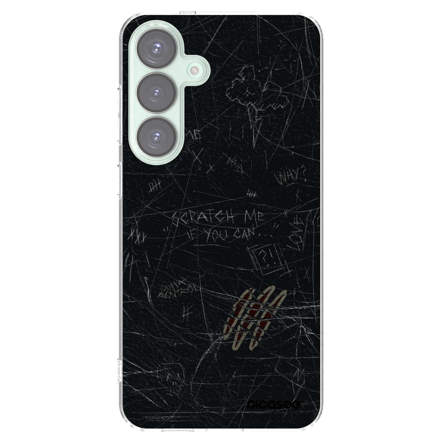 Picasee silikonowe przeźroczyste etui na Samsung Galaxy S25+ 5G - SCRATCH