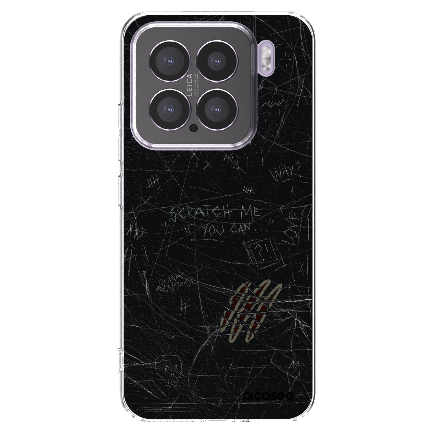 Picasee silikonowe przeźroczyste etui na Xiaomi 15 - SCRATCH