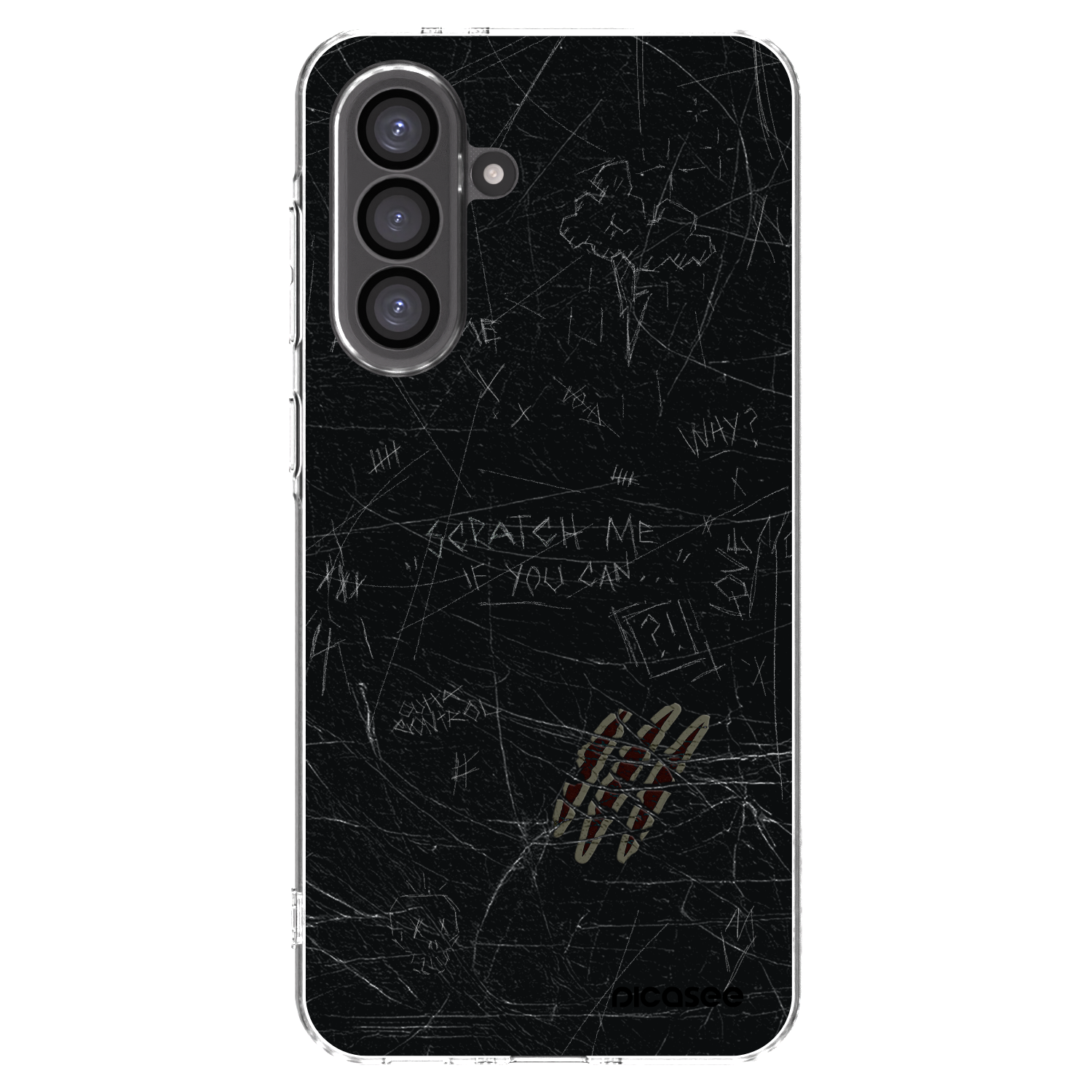 Picasee silikonowe przeźroczyste etui na Samsung Galaxy A36 5G - SCRATCH