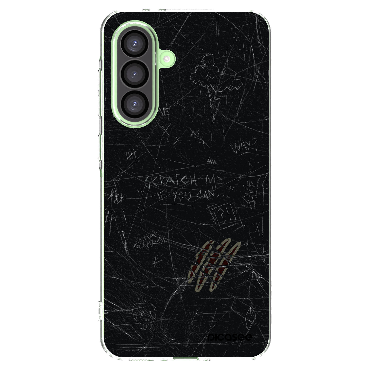 Picasee silikonowe przeźroczyste etui na Samsung Galaxy A26 5G A266B - SCRATCH