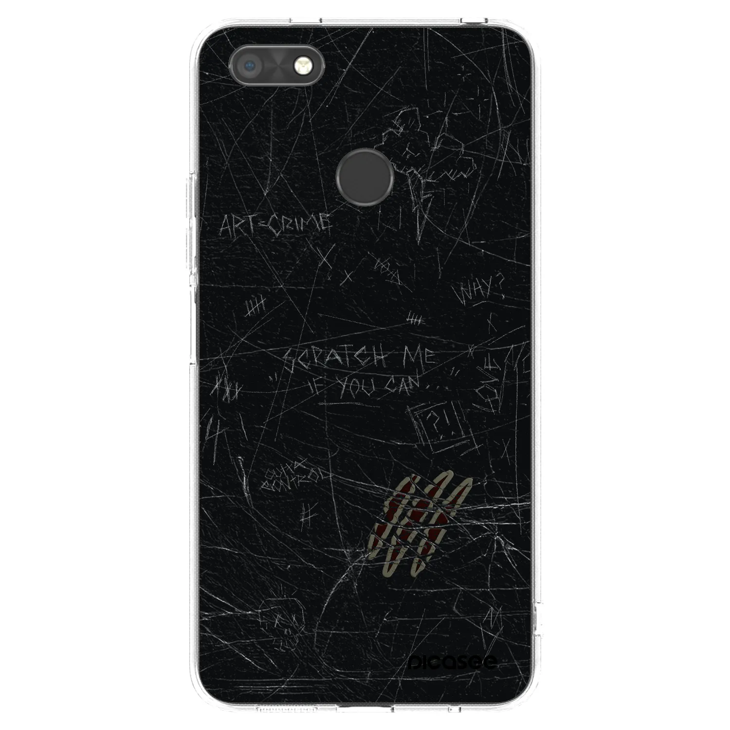 Picasee silikonowe przeźroczyste etui na Huawei P9 Lite Mini - SCRATCH