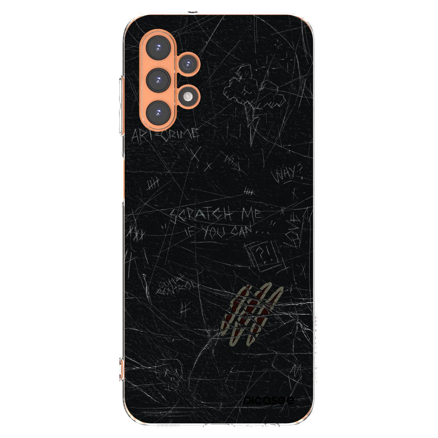 Picasee silikonowe przeźroczyste etui na Samsung Galaxy A13 5G - SCRATCH