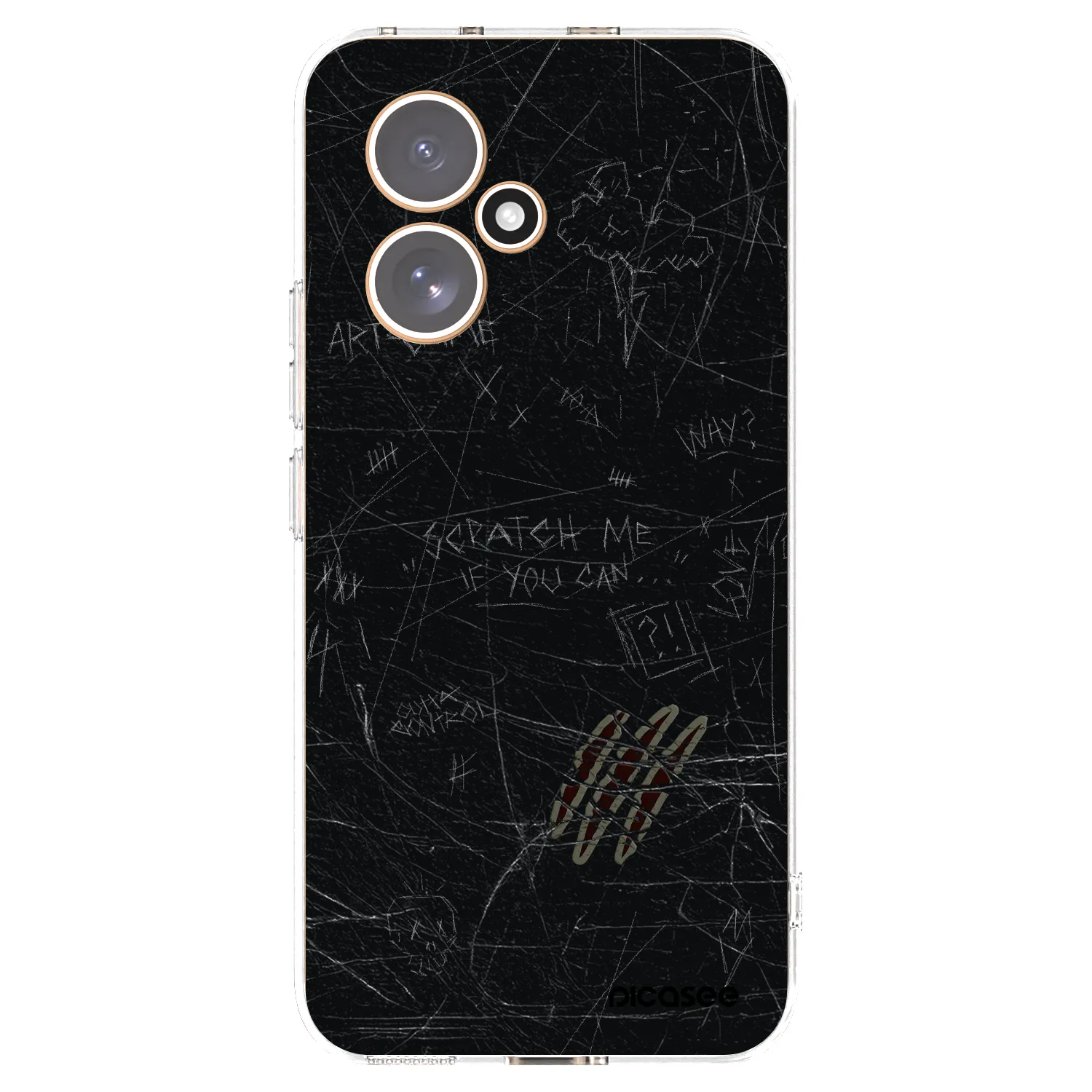 Picasee silikonowe przeźroczyste etui na Honor 400 5G - SCRATCH