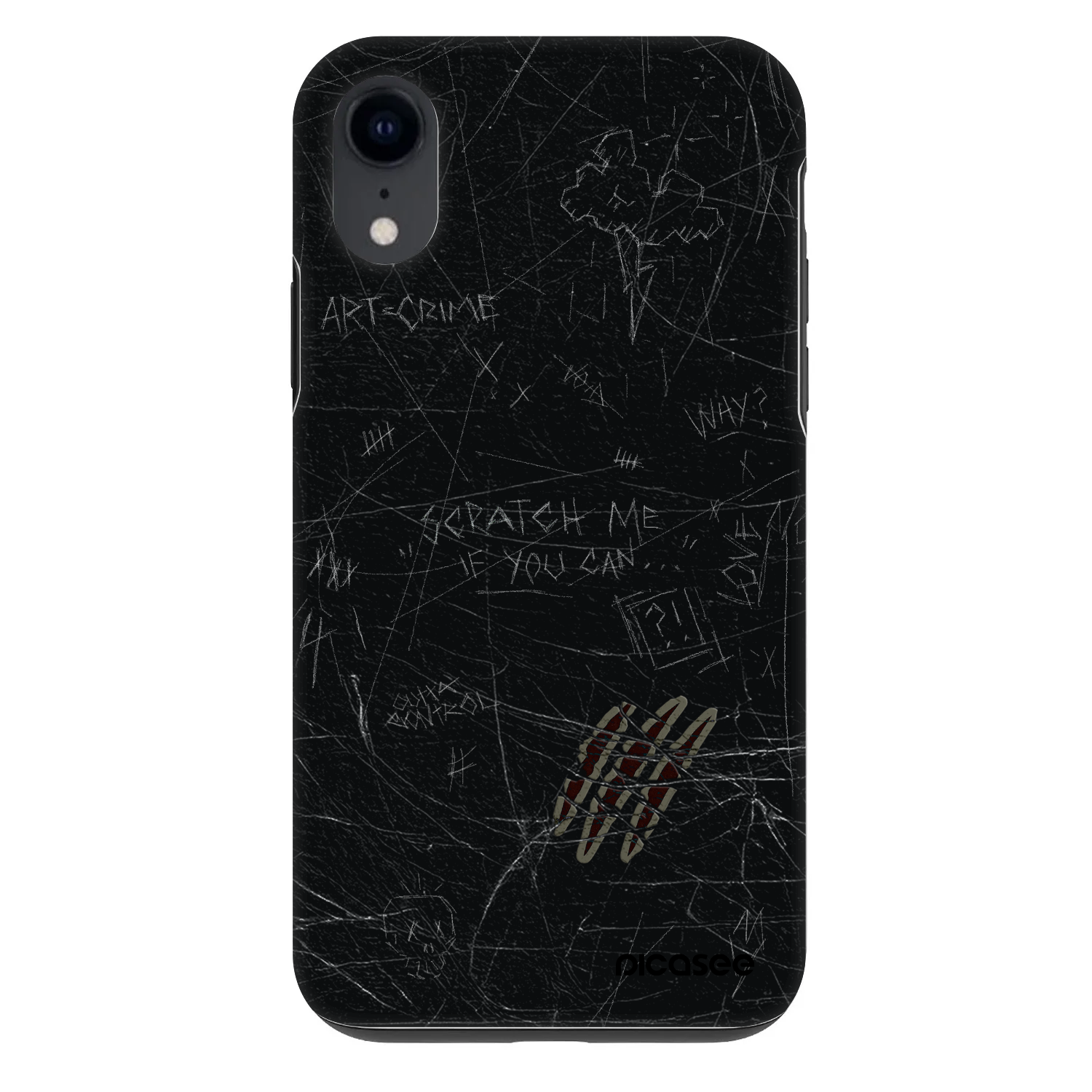 Picasee Fashion Case na Apple iPhone XR - SCRATCH