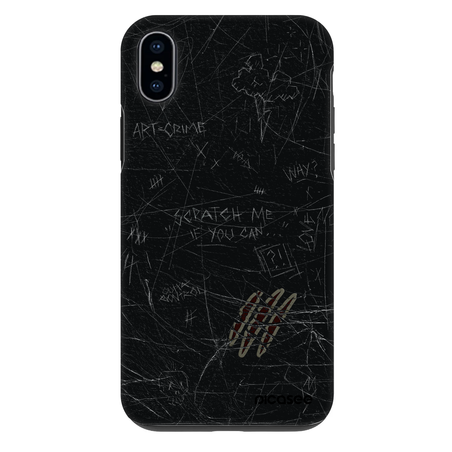 Picasee Fashion Case na Apple iPhone XS Max - SCRATCH