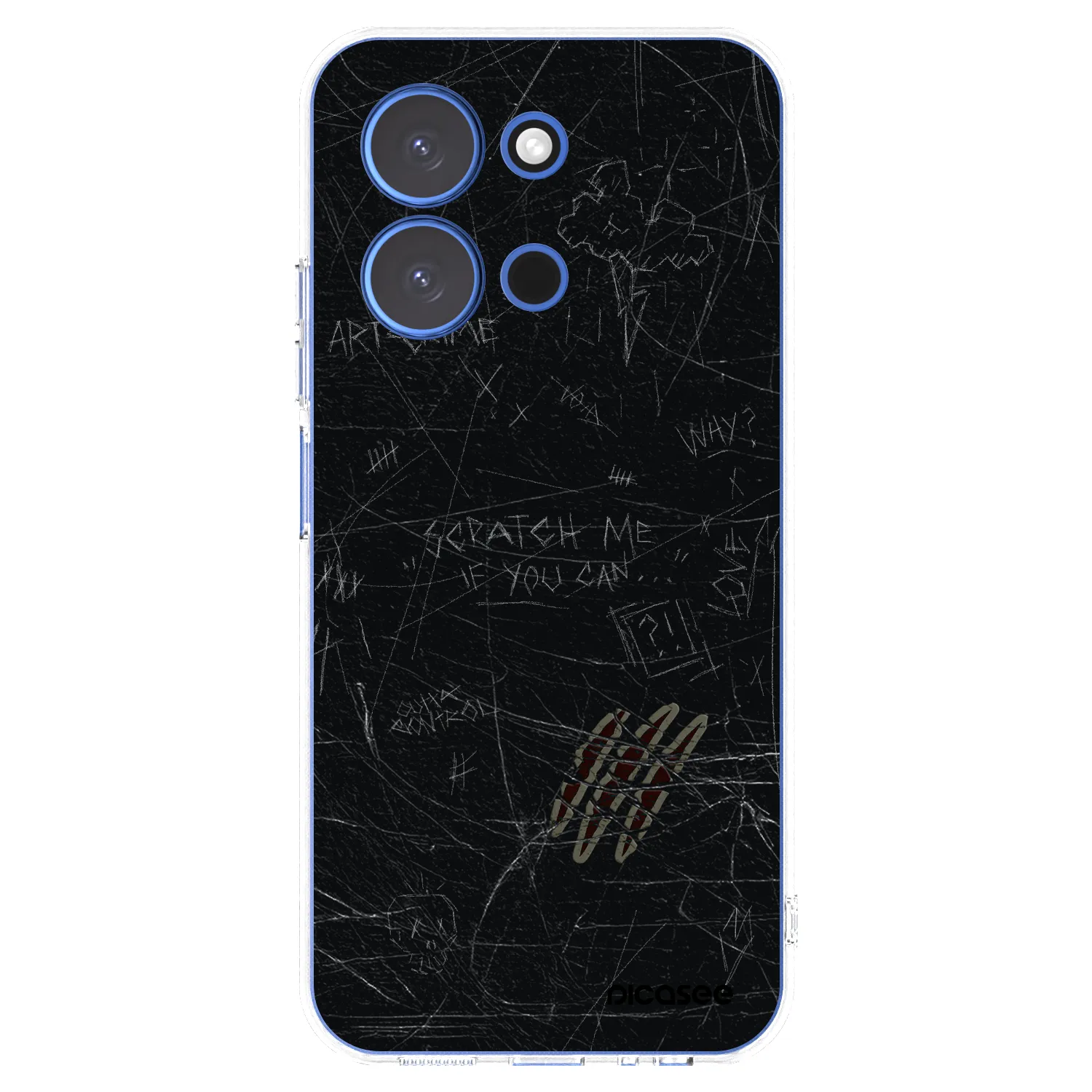 Picasee silikonowe przeźroczyste etui na Xiaomi Redmi 15C 4G - SCRATCH