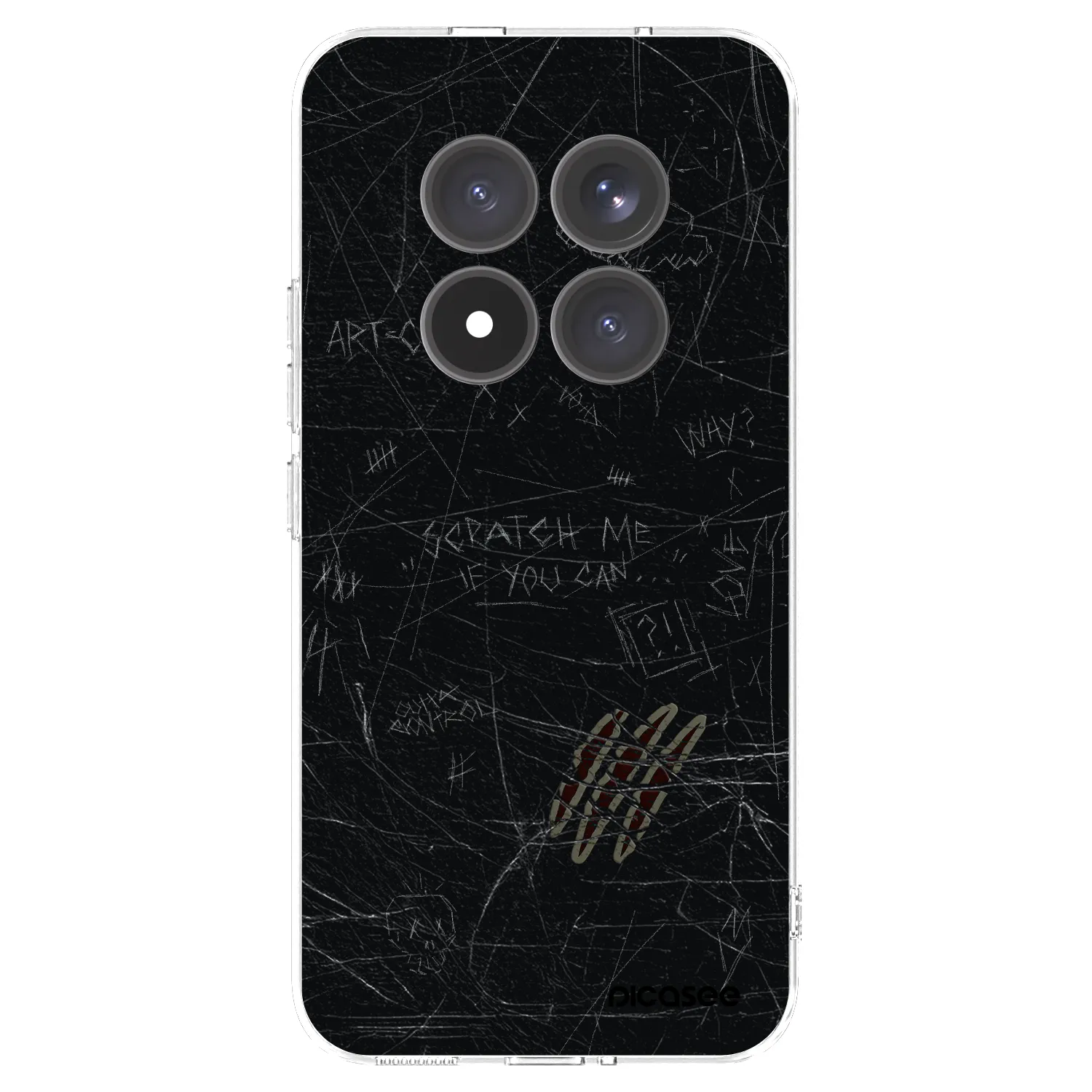 Picasee silikonowe przeźroczyste etui na Xiaomi Redmi Note 15 Pro+ - SCRATCH