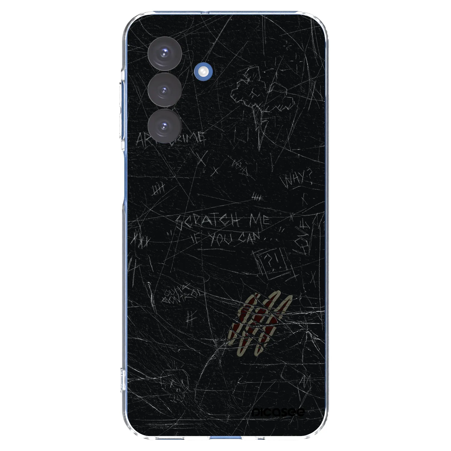 Picasee silikonowe przeźroczyste etui na Samsung Galaxy A17 5G - SCRATCH