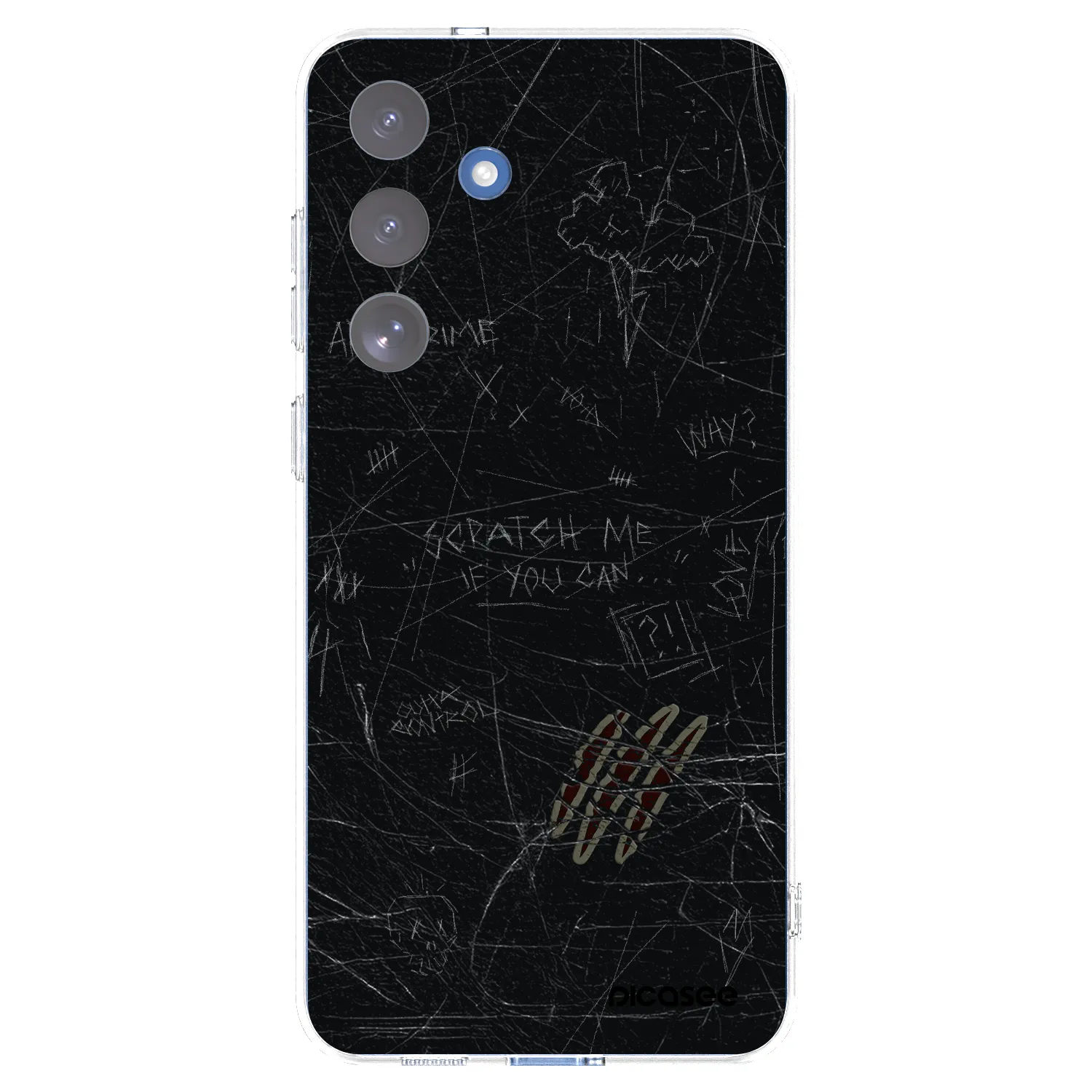 Picasee silikonowe przeźroczyste etui na Samsung Galaxy S25 FE 5G - SCRATCH