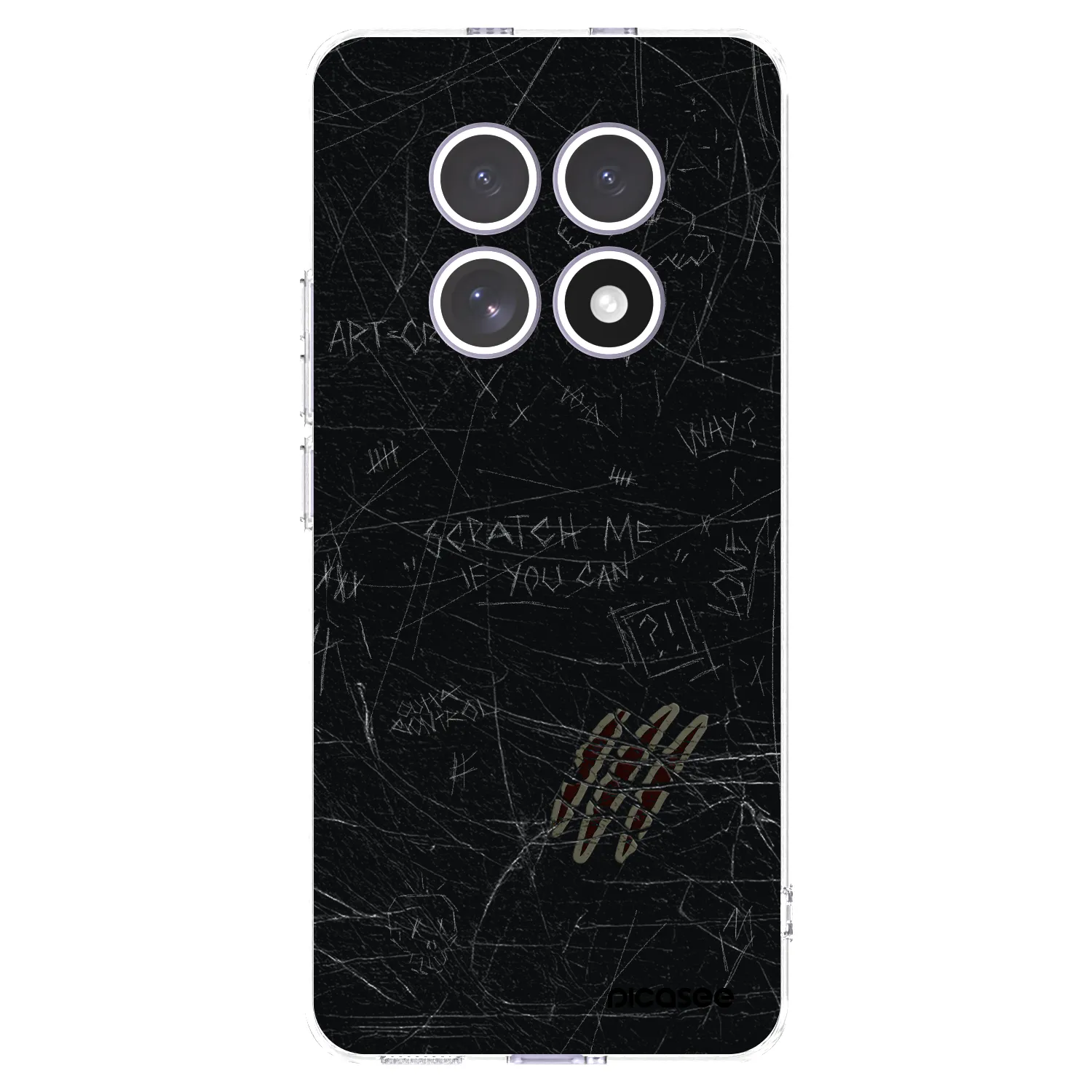 Picasee silikonowe przeźroczyste etui na Xiaomi Redmi Note 15 4G - SCRATCH
