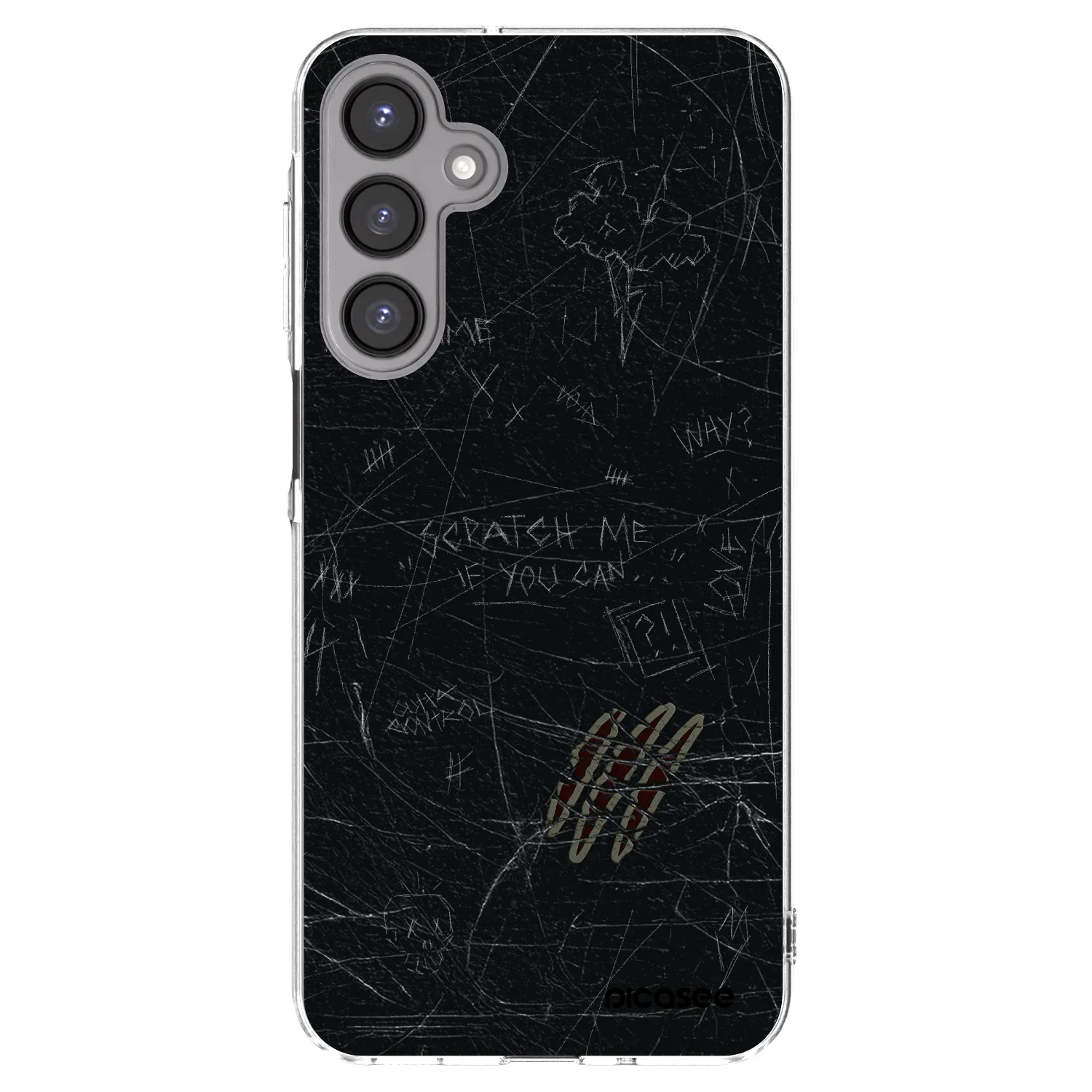 Picasee silikonowe przeźroczyste etui na Samsung Galaxy A16 4G - SCRATCH