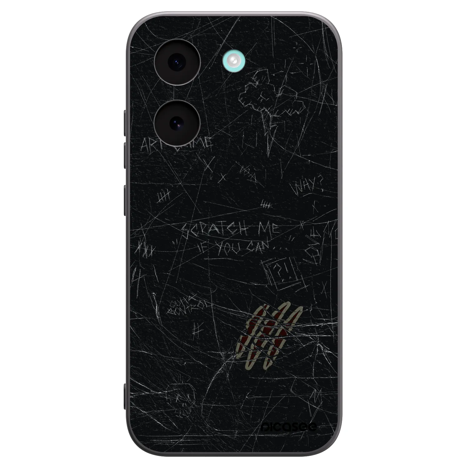 Picasee silikonowe czarne etui na Xiaomi Poco X8 Pro - SCRATCH