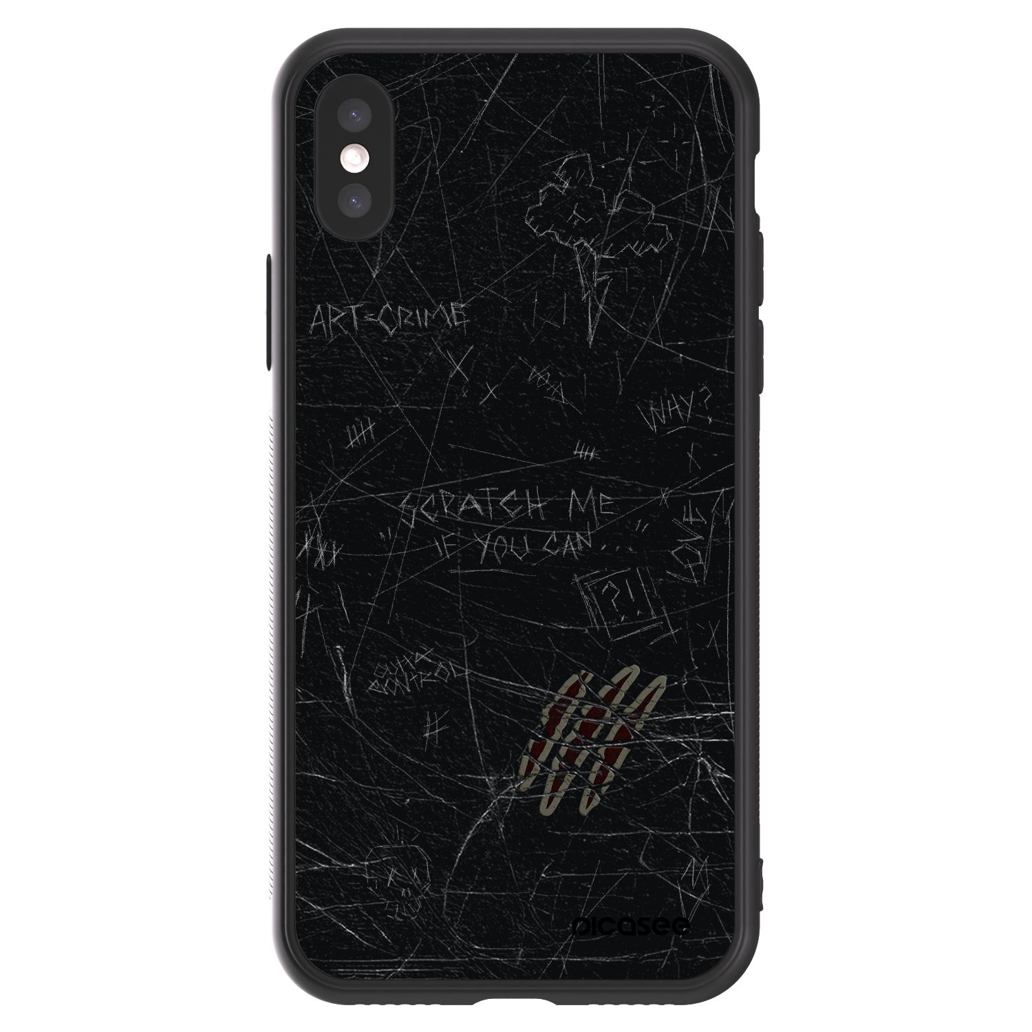 Picasee ULTIMATE CASE na Apple iPhone X/XS - SCRATCH