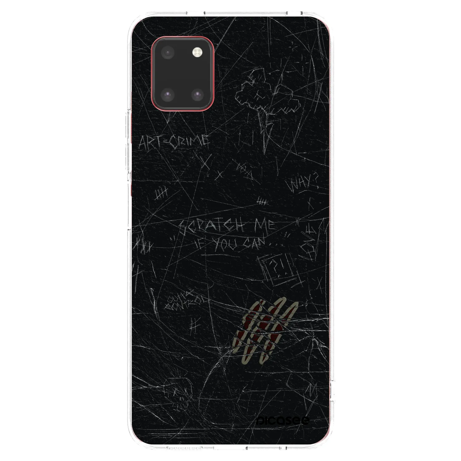 Picasee silikonowe przeźroczyste etui na Samsung Galaxy Note 10 Lite N770F - SCRATCH