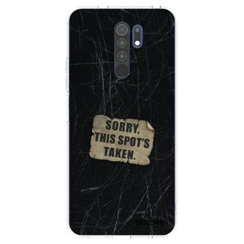 Picasee silikonowe przeźroczyste etui na Xiaomi Redmi 9 - SORRY