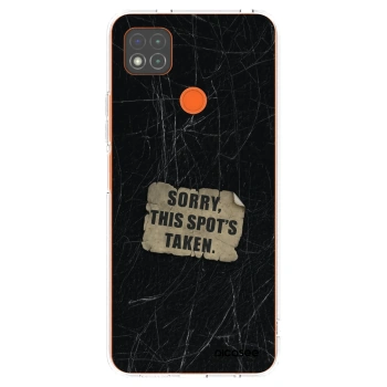 Picasee silikonowe przeźroczyste etui na Xiaomi Redmi 9C - SORRY