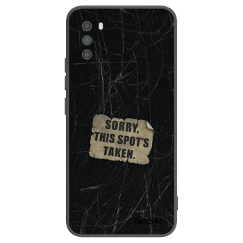 Picasee silikonowe czarne etui na Xiaomi Poco M3 - SORRY
