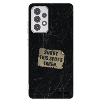 Picasee silikonowe przeźroczyste etui na Samsung Galaxy A52 5G A525F - SORRY