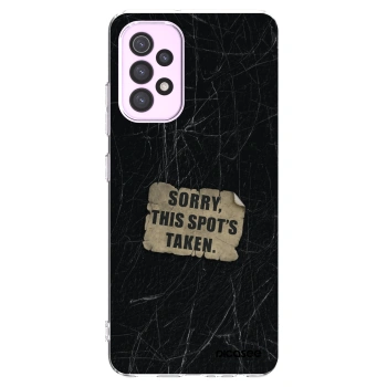 Picasee silikonowe przeźroczyste etui na Samsung Galaxy A32 5G A326B - SORRY