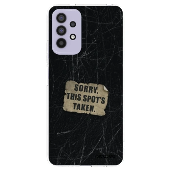 Picasee silikonowe przeźroczyste etui na Samsung Galaxy A32 4G SM-A325F - SORRY