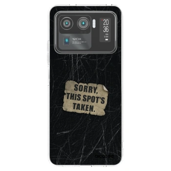 Picasee silikonowe przeźroczyste etui na Xiaomi Mi 11 Ultra - SORRY