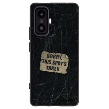Picasee silikonowe czarne etui na Xiaomi 11T - SORRY