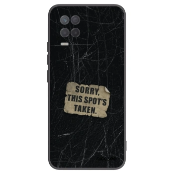 Picasee silikonowe czarne etui na Realme 8 5G - SORRY