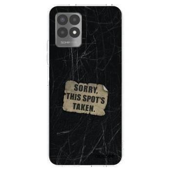 Picasee silikonowe przeźroczyste etui na Realme 8i - SORRY