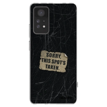 Picasee silikonowe przeźroczyste etui na Xiaomi Redmi Note 11 Pro 5G - SORRY