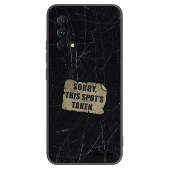 Picasee silikonowe czarne etui na Realme GT Master Edition 5G - SORRY