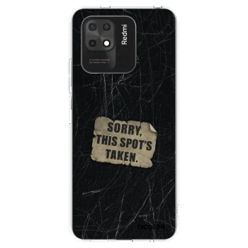 Picasee silikonowe przeźroczyste etui na Xiaomi Redmi 10C - SORRY