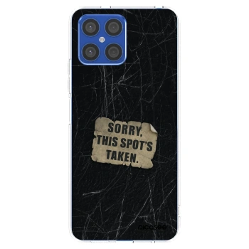 Picasee silikonowe przeźroczyste etui na Honor X8 4G - SORRY