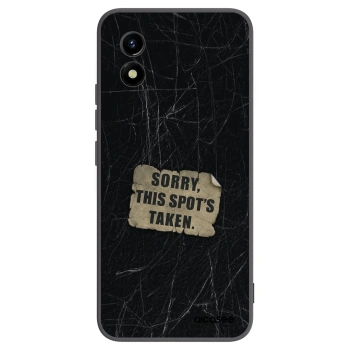 Picasee silikonowe czarne etui na Vivo Y01 - SORRY