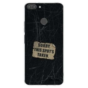 Picasee silikonowe przeźroczyste etui na Huawei P Smart - SORRY