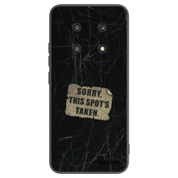 Picasee silikonowe czarne etui na Honor Magic4 Lite 5G - SORRY