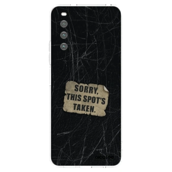 Picasee silikonowe przeźroczyste etui na Sony Xperia 10 IV 5G - SORRY