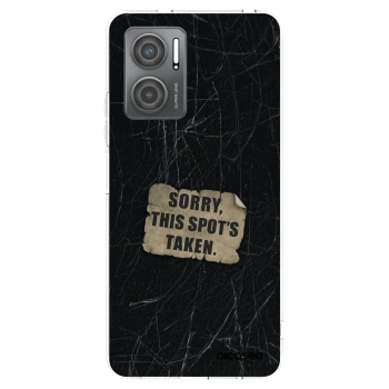 Picasee silikonowe przeźroczyste etui na Xiaomi Redmi 10 5G - SORRY