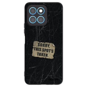 Picasee silikonowe czarne etui na Honor X6 - SORRY