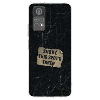 Picasee silikonowe przeźroczyste etui na Xiaomi Redmi Note 11S 5G - SORRY