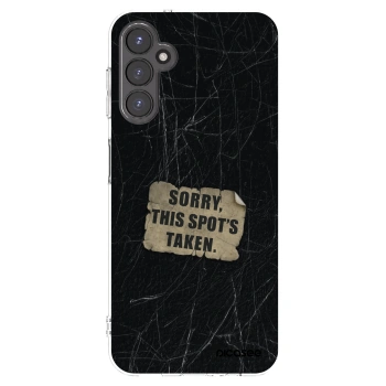Picasee silikonowe przeźroczyste etui na Samsung Galaxy A14 4G A145R - SORRY