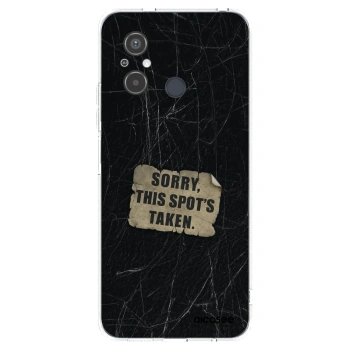Picasee silikonowe przeźroczyste etui na Xiaomi Redmi 12C - SORRY