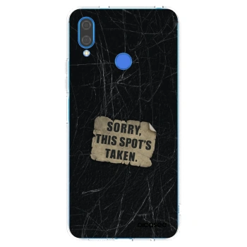 Picasee silikonowe przeźroczyste etui na Huawei Nova 3i - SORRY