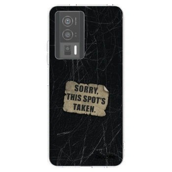 Picasee silikonowe przeźroczyste etui na Xiaomi Poco F5 Pro 5G - SORRY
