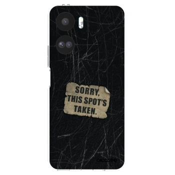 Picasee silikonowe przeźroczyste etui na Honor 90 Lite 5G - SORRY
