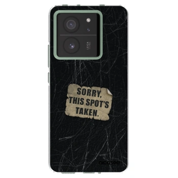 Picasee silikonowe przeźroczyste etui na Xiaomi 13T - SORRY