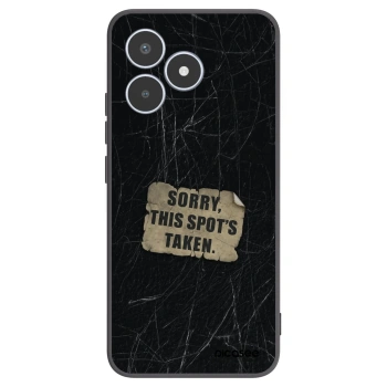 Picasee silikonowe czarne etui na Realme C53 - SORRY