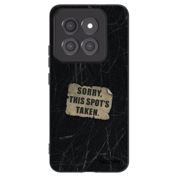 Picasee silikonowe czarne etui na Xiaomi 14 Pro - SORRY
