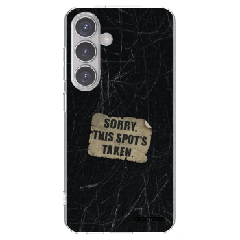 Picasee silikonowe przeźroczyste etui na Samsung Galaxy S24 S921B 5G - SORRY