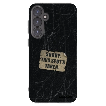 Picasee silikonowe przeźroczyste etui na Samsung Galaxy S23 FE S711B - SORRY